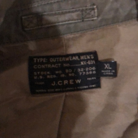 COPY - J Crew Army Field Jacket Xl - Picture 2 of 3